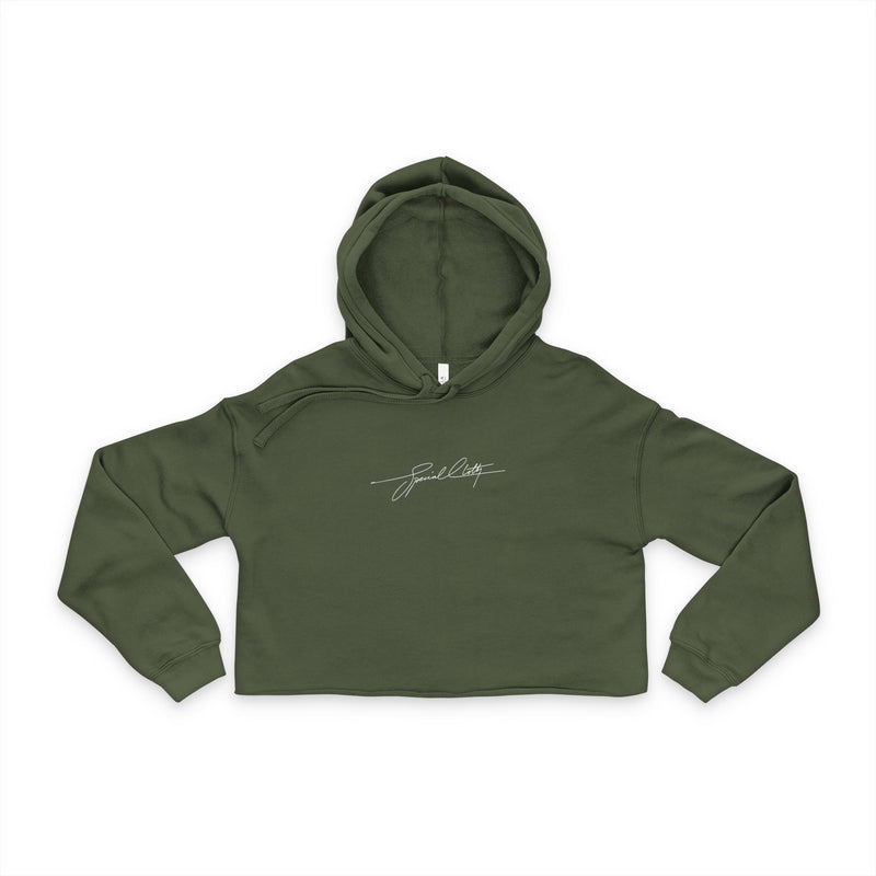 Damen Cropped Hoodie – Signature Line