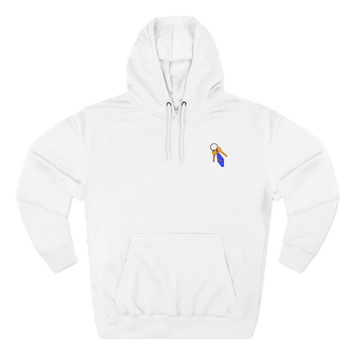 Hoodie — 'Space Cloth' Hands & Key Graphic Pullover