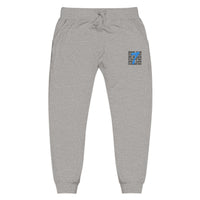 Embroidered 'Be Kind' White Fleece Sweatpants — Cozy Casual Joggers