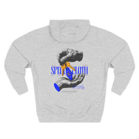 Hoodie — 'Space Cloth' Hands & Key Graphic Pullover