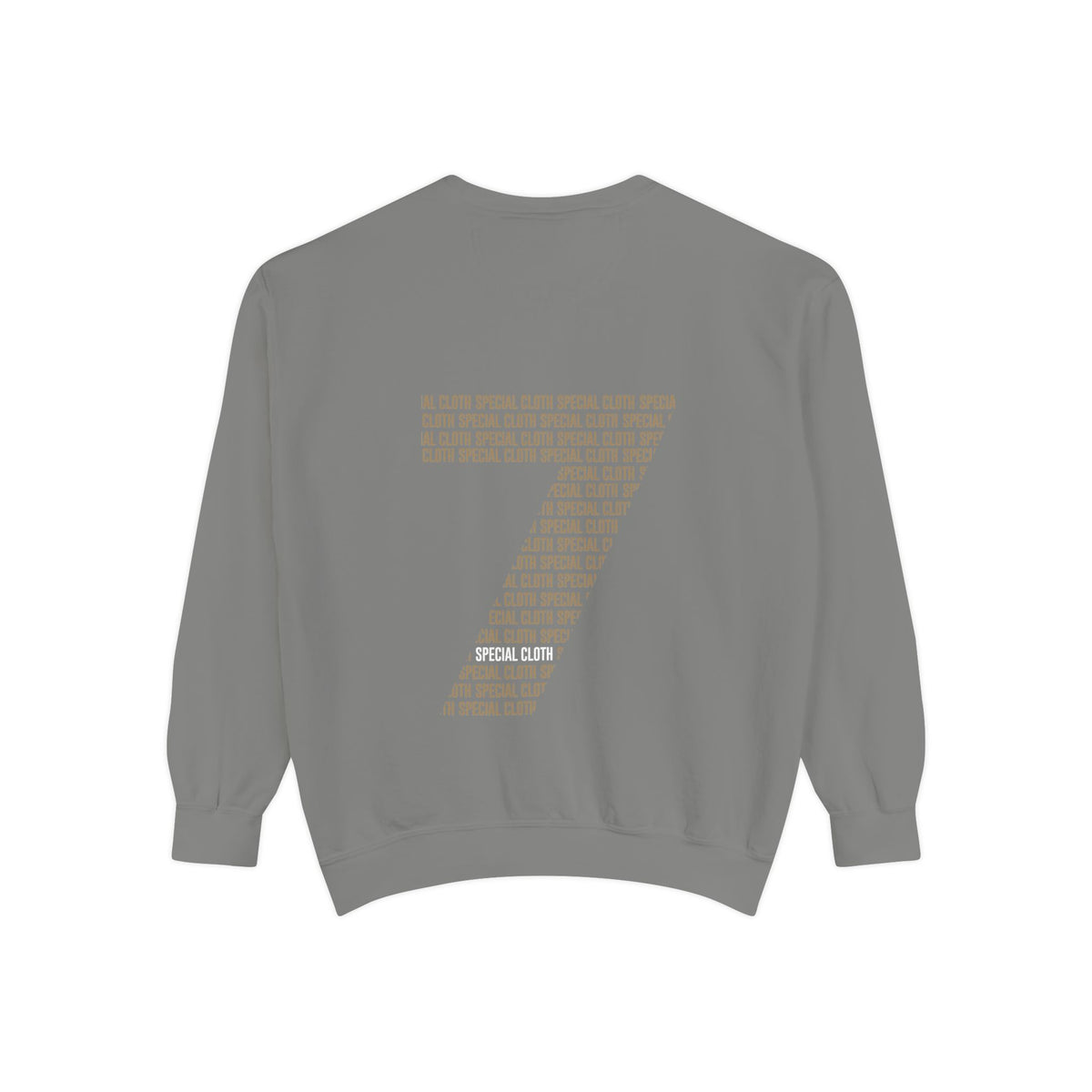 7 Graphic Sweatshirt — Minimal Number Print Crewneck
