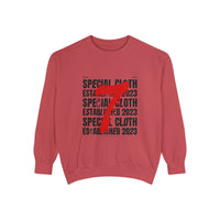 Established 2023 Sweatshirt — '7' Red Brushstroke Design