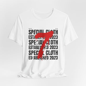 Special Cloth Se7en Red Tee | Special Cloth Established 2023 T-Shirt
