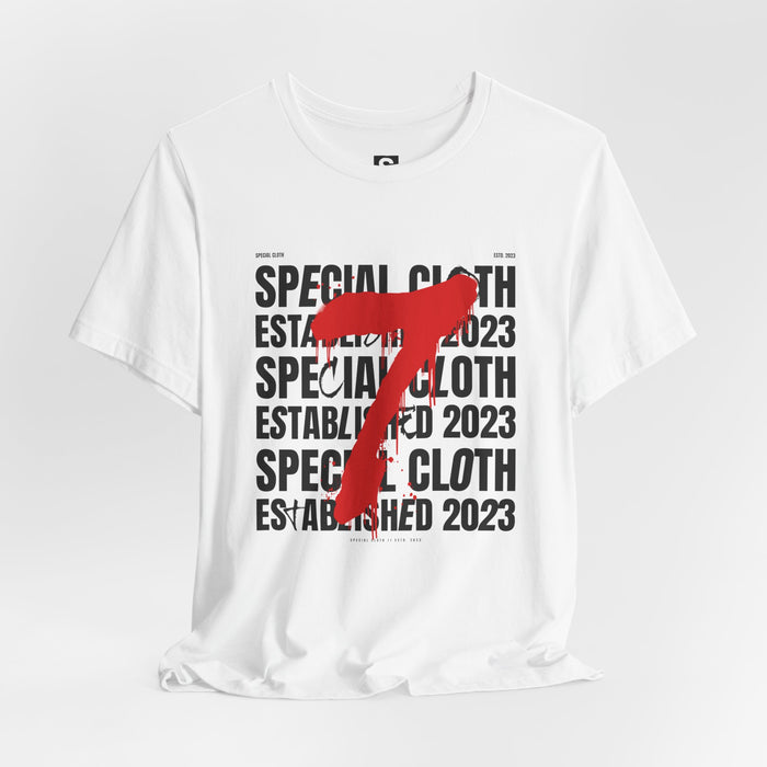 T-shirt Special Cloth Se7en rouge | T-shirt Special Cloth Créé en 2023