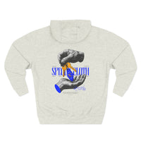Hoodie — 'Space Cloth' Hands & Key Graphic Pullover