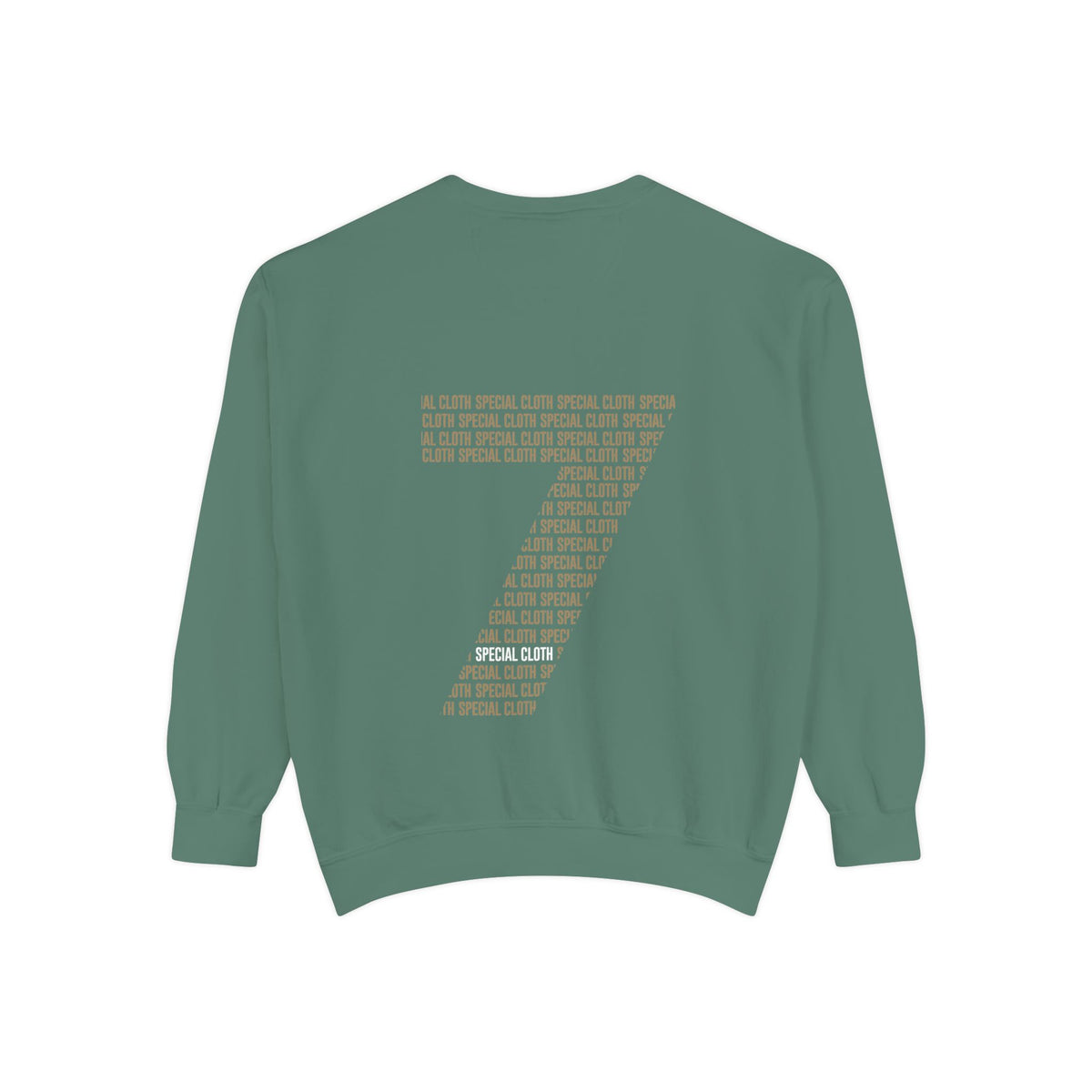 7 Graphic Sweatshirt — Minimal Number Print Crewneck