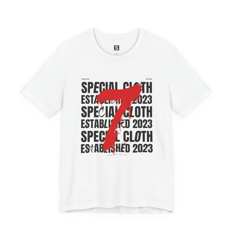 T-shirt Special Cloth Se7en rouge | T-shirt Special Cloth Créé en 2023