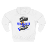 Hoodie — 'Space Cloth' Hands & Key Graphic Pullover