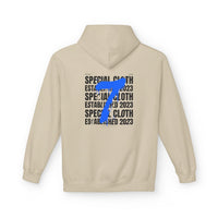 Number 7 Graphic Hoodie — "Special Cloth Established 2023" Chest & Back Print
