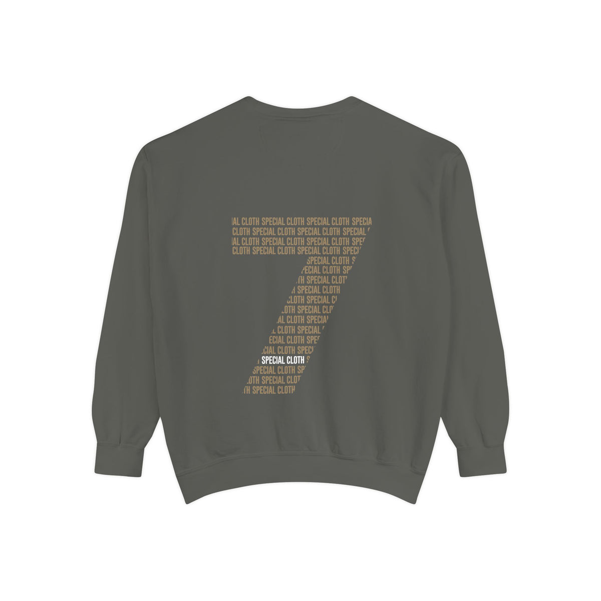 7 Graphic Sweatshirt — Minimal Number Print Crewneck
