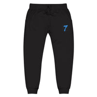 Embroidered 'Be Kind' White Fleece Sweatpants — Cozy Casual Joggers