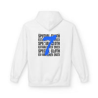Number 7 Graphic Hoodie — "Special Cloth Established 2023" Chest & Back Print