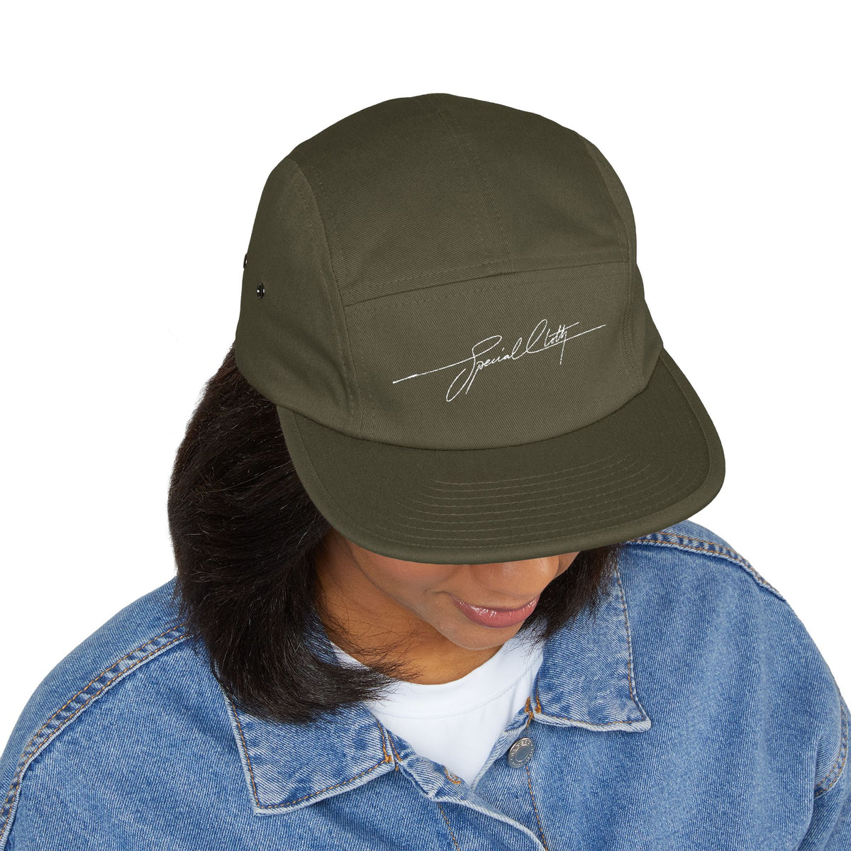 Casquette 5 panneaux | Ligne Signature | Casquette de camping Olive