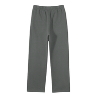 Unisex Solid Color Fleece Straight Leg Pants