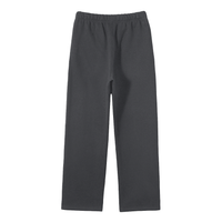 Unisex Solid Color Fleece Straight Leg Pants
