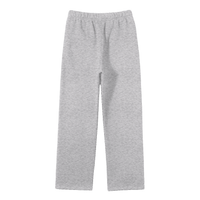 Unisex Solid Color Fleece Straight Leg Pants