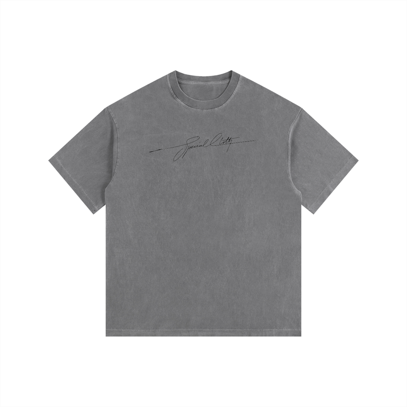 Vintage Washed Oversized Cotton T-Shirt