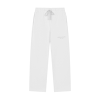Solid Color Straight-Leg Sweatpants